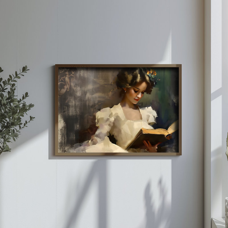 Élégante peinture décorative en panneau de fibres à densité moyenne, 13,8 x 18,5 x 0,1 pouces | 100% panneau de fibres à densité moyenne avec épaisseur de 3 mm, cadre 100% bois de pin | Œuvre d'art imprimée aux UV pour une décoration élégante, parfaite pour le salon ou le bureau