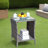 Outdoor patio Furniture 1 Coffee Table with clear tempered glass-505542653