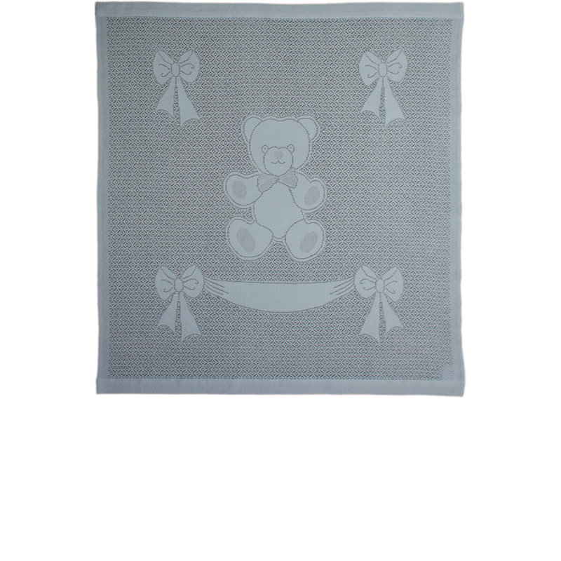 Adelio Cotton Blend Baby Blanket, Blue