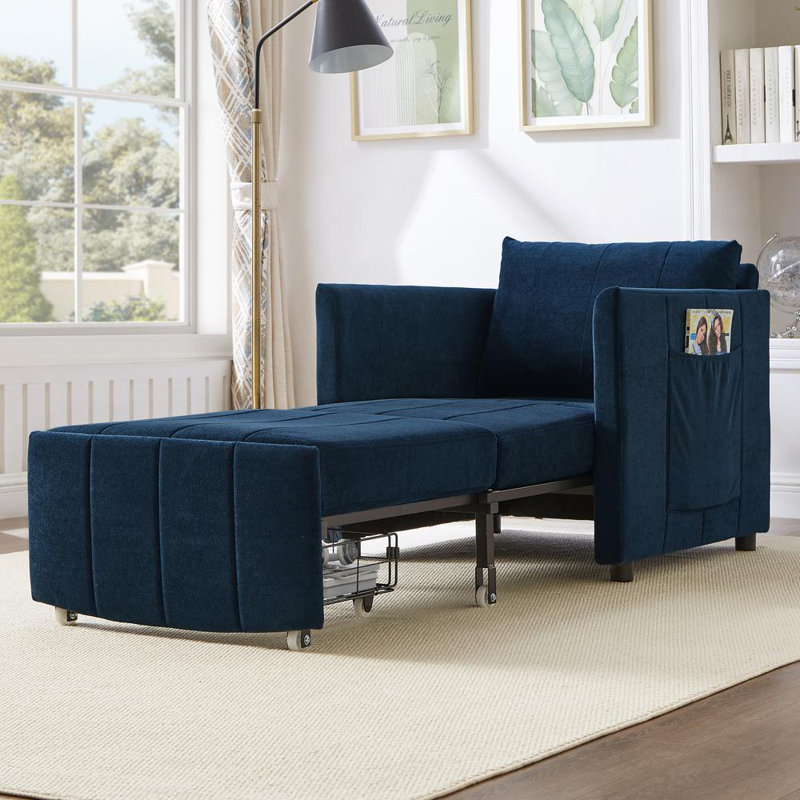 Chaise pliante, Bleu