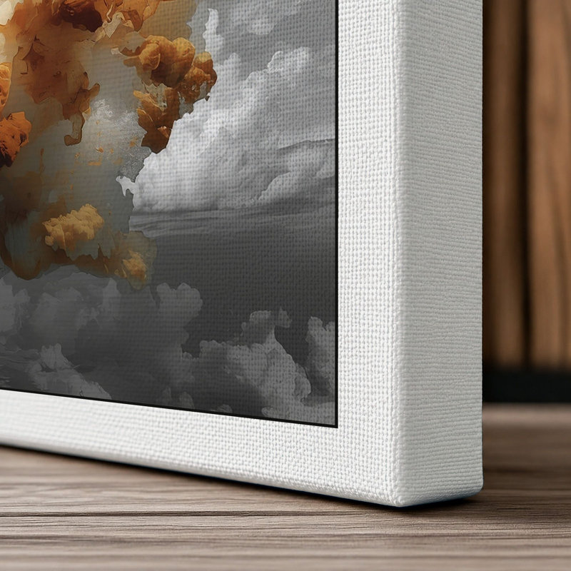Catastrophic Blast Modern - Wrapped Canvas, 18x12 - 45.7 x 30.5 cm, White Border