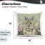 Coussin d'extérieur Spring Abloom Rabbit, imprimé par Sara G Designs, 18 x 7 x 18-124527832