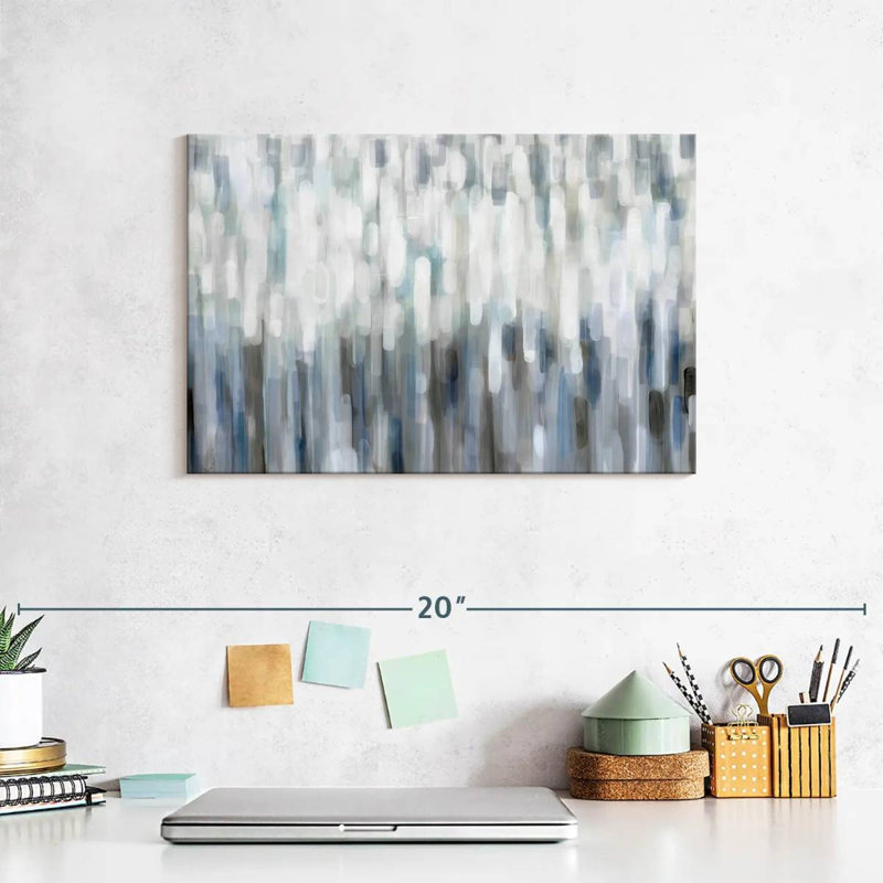 Avery Silver Rain, 8" H x 12" W