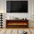 Brown Solid + Manufactured Wood Freestanding TV Cabinet Fireplace-31408609-31408614