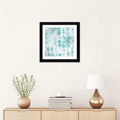 «Blue Static IV», reproduction d'impression sur toile tendue
