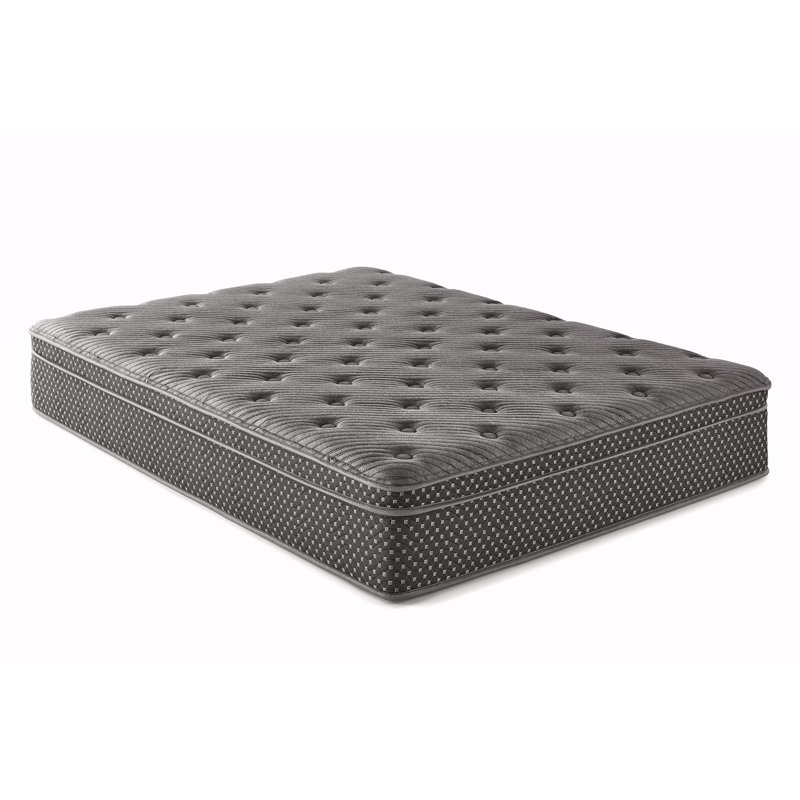 Matelas hybride matelassé Eurotop, moelleux, Lit simple