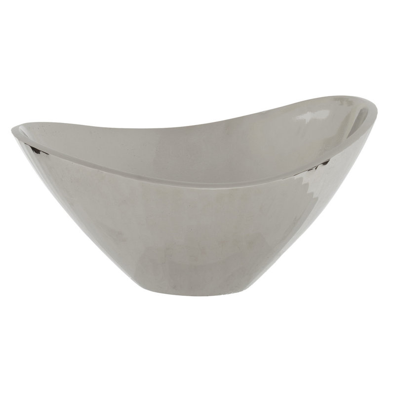 Ashraff Metal Decorative Bowl 1, Silver
