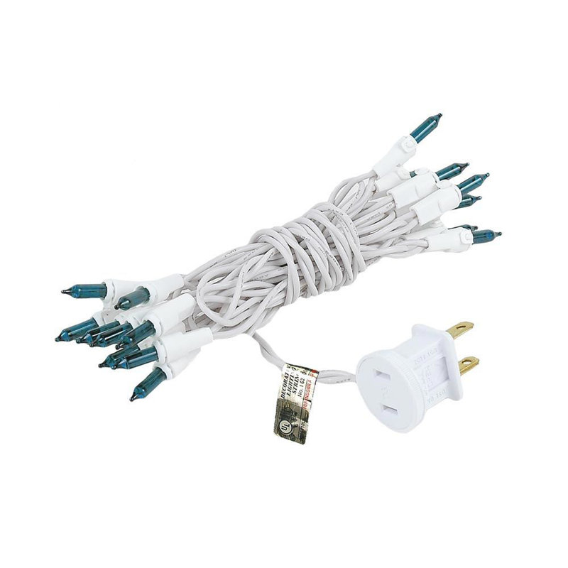 Mini-chaîne 20 ampoules pour l’extérieur 8,5' Pitman, Transparent, blanc