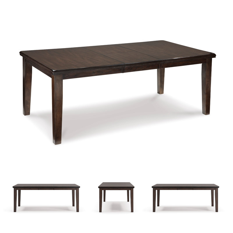Bartons Bluff Extendable Solid Wood Base Dining Table