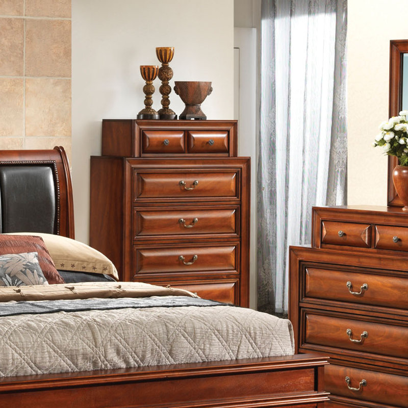 Charline 36'' W 6 - Drawer Dresser, Oak