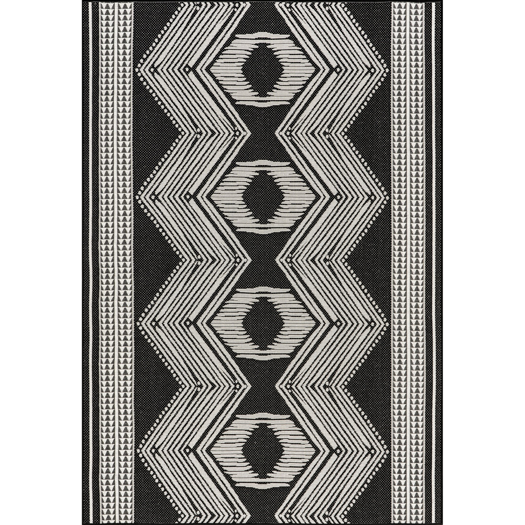 Modou Ranya Tribal Indoor/Outdoor Area Rug Latitude Run® Rug 