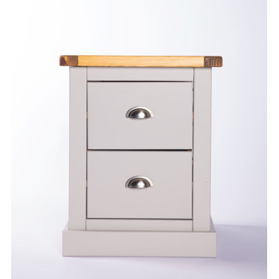 Candleick 45cm W Solid + Manufactured Wood Bedside Table