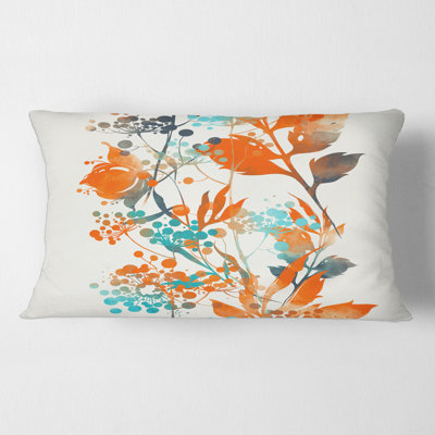 Housse et insert de coussin rectangulaire Wildflowers III