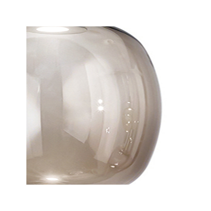 Riflesso Suspension 2 Crystal Transparent Matt Copper 2 L2210 Ul, Matte Copper, Smoky Transparent