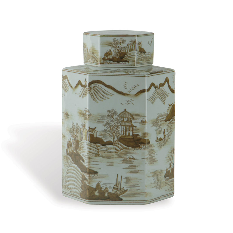 Canton Handmade Ceramic / Porcelain Jar