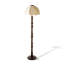 Tissus beige-blanc + brun-noisette + lampes sur pied en bois massif-132942876