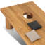 Outdoor Bag Toss Set-Aged Natural Teak