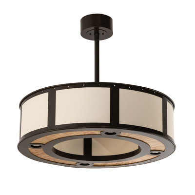 Luminaire suspendu tambour 4 lumières