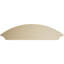 Fronton arqué en uréthane 46 po x l 14 po x P 3 po, brun clair-102753147