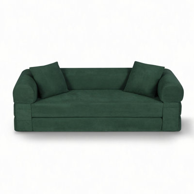 Convertible Sofa Bed Couch,80" Boneless Couches for Living Room,Folding Sleeper Sofa Bed Queen with Storage,Corduroy Flod Out Couch Compressed Couch in a Box
