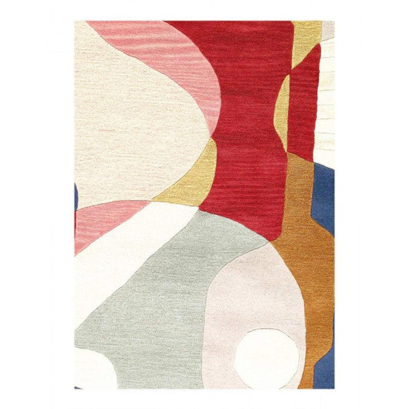 Canvello Fine Hand Tufted Abstract Round Rug - 6' X 6'