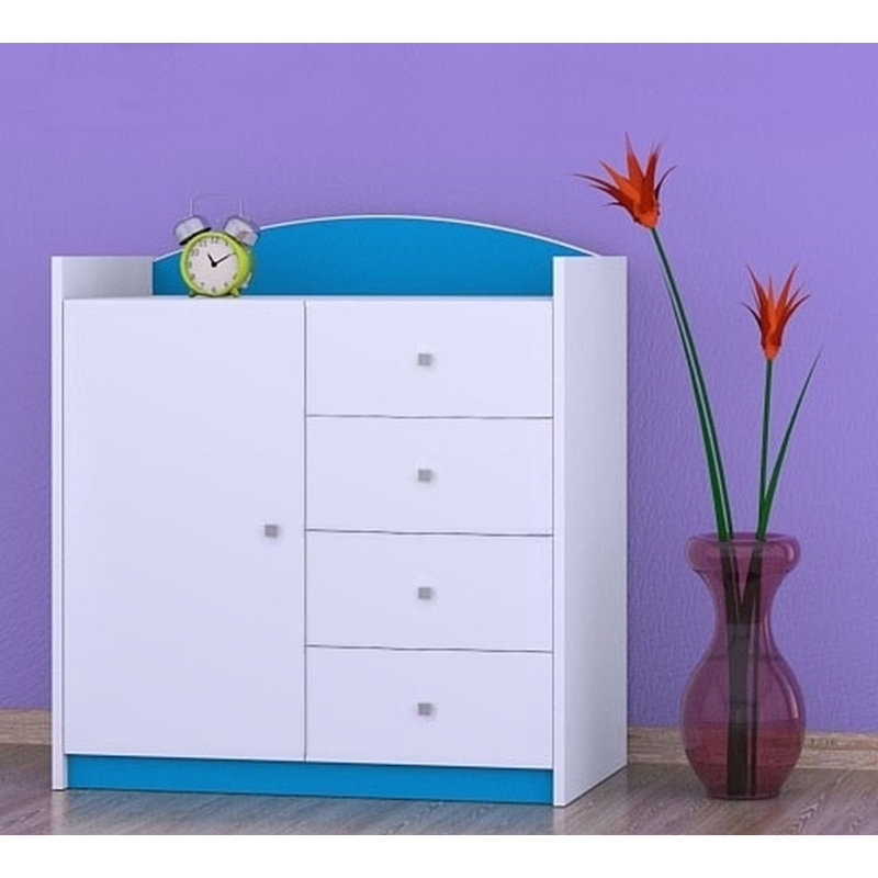Northcutt Kids 4 - Drawer Combo Dresser, Blue