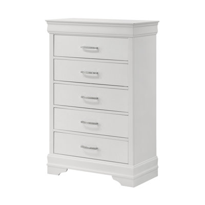 Mobilier de chambre à coucher à 5 tiroirs avec commode haute moderne 1Pc