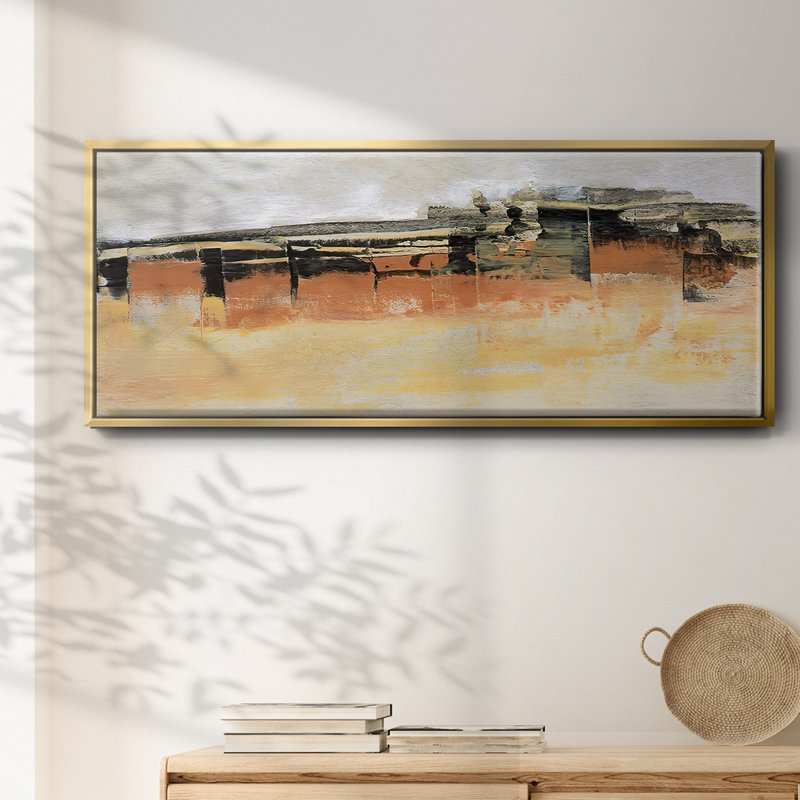 Bridges Ochre II - Framed Canvas