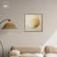 «Like An Embossed Moon», art mural élégant en or blanc par Art Remedy-104336950-104336962