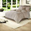 Luxurious King Bedding Set, Faux Silk Embroidered Comforter For Home