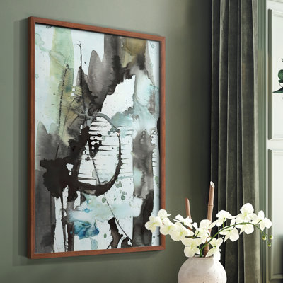 Lyrical Abstract II Framed Print - Solid Wood