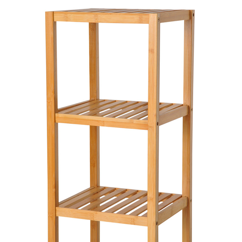 Vizcarrondo Solid Wood Freestanding Linen Cabinet