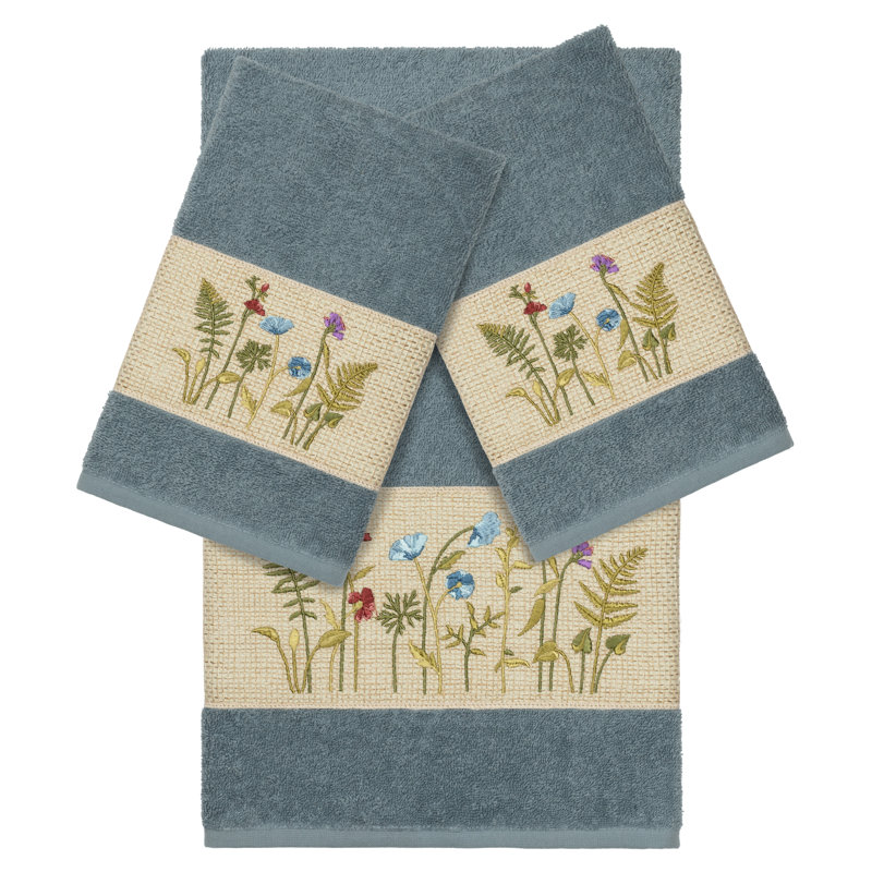 Serenity 3 Piece Towel Set, Teal
