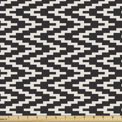Kathrine Zigzags Monochromatic Fabric