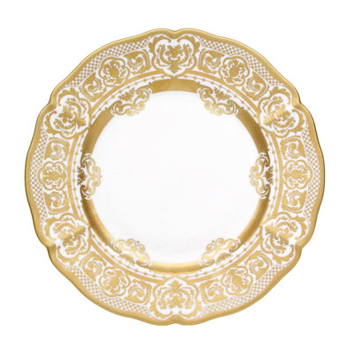 Carlsbad Queen White Bone China Dinner Plate
