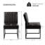 Chaise d'appoint rembourrée en similicuir-823895083