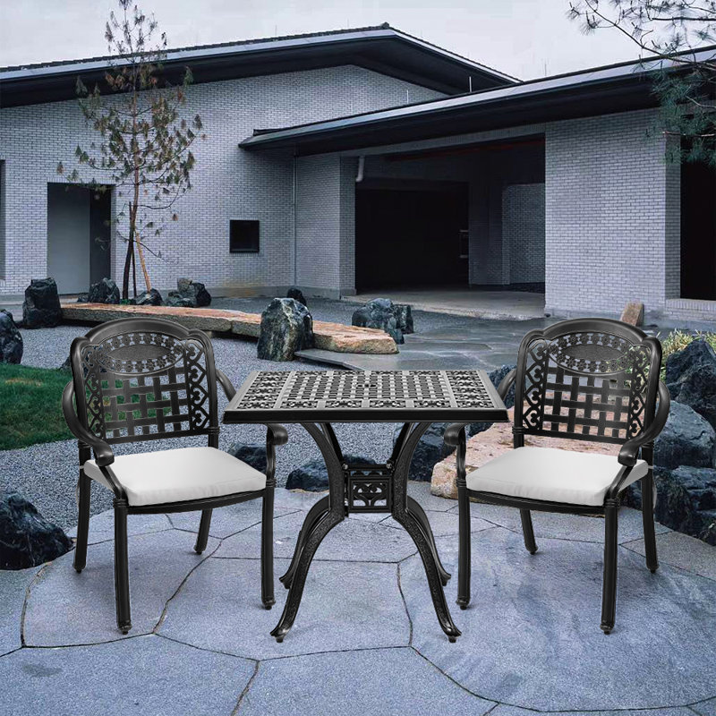 Outdoor Patio Dining Armchair with Cushion