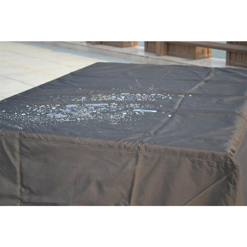 Housse pour meuble modulaire d'extérieur, H 28 po x l 91 po x P 91 po, Noir