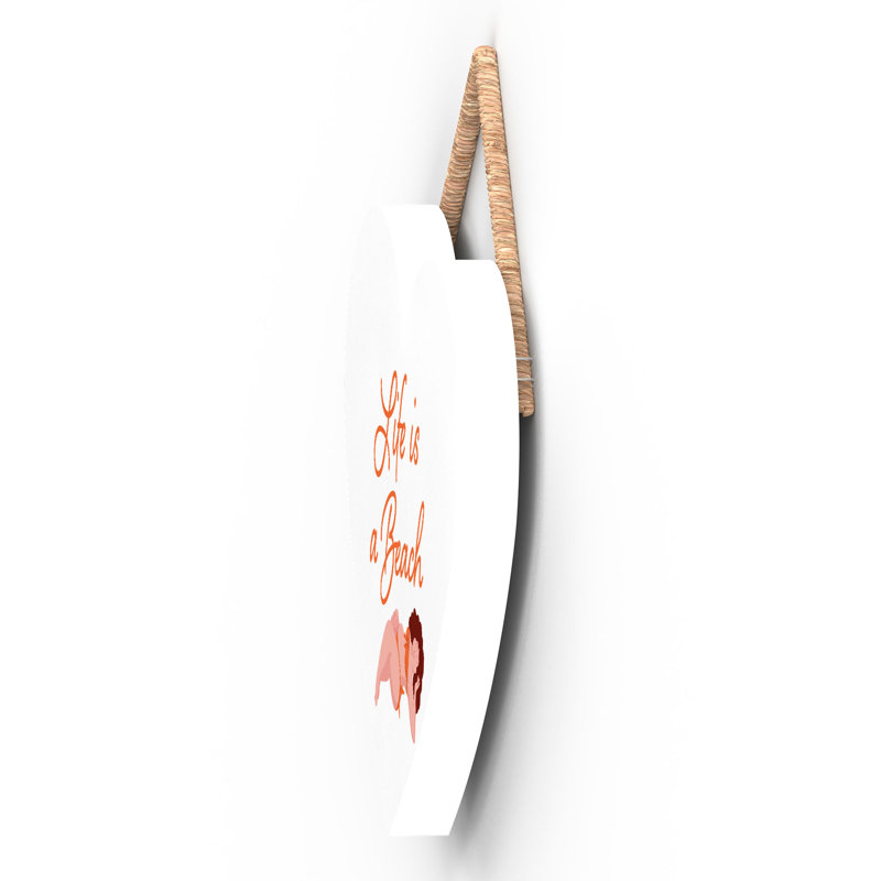 Hutcheson Wall Decor, White, 16cm H x 17cm W x 0.9cm D