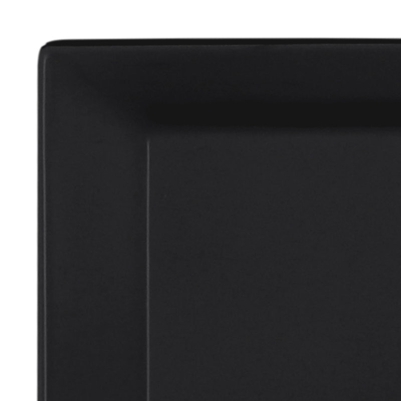 Elite Global Solutions Melamine Tray, Black