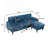 Sectional Sofa With Two Cup Holders-2078752249