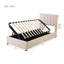 Lit plateforme tapissier Christenson avec système de rangement hydraulique-869712673