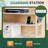 2 Drawer Locking Lateral File Cabinet With Charging Station, Rolling Printer Stand Fit A4/Letter Size-1160767601