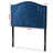 Montserrad Twin Royal Blue Velvet Nail Head Trim Upholstered Headboard, 56.04" H X 38.69" W X 2.16" D