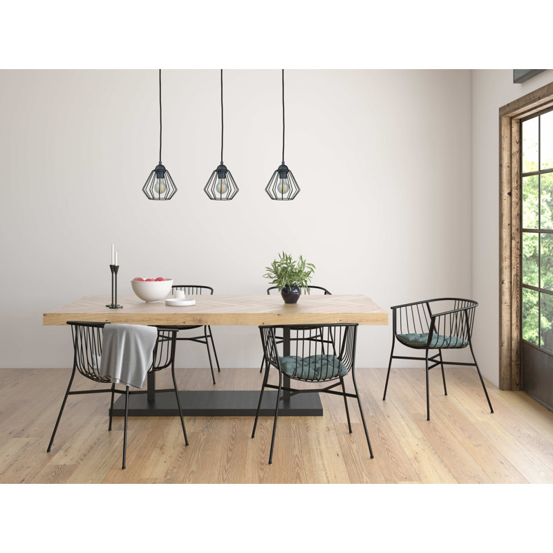 Supriya 3 - Light Black Kitchen Island Pendant