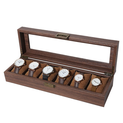 Boîte à montre en bois