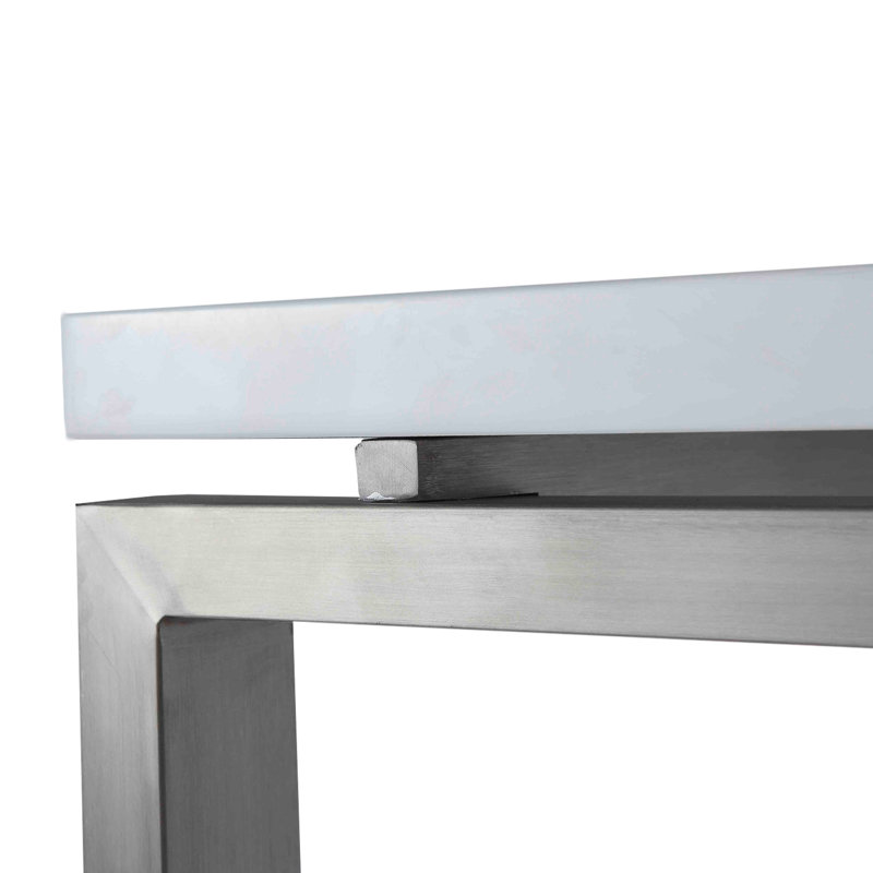 Arctic Solid Wood Base Dining Table, 180cm W x 90cm D