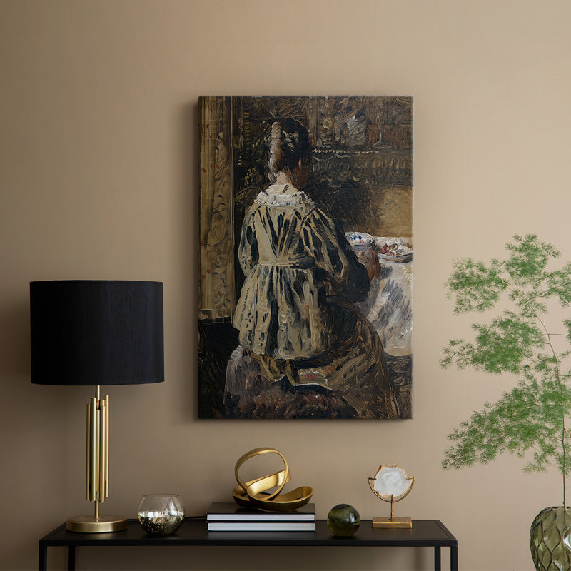 The Meal -Gallery Wrapped Canvas by Henri de Braekeleer, 12x18