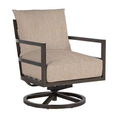 Chaise berçante pivotante en aluminium Santa Barbara