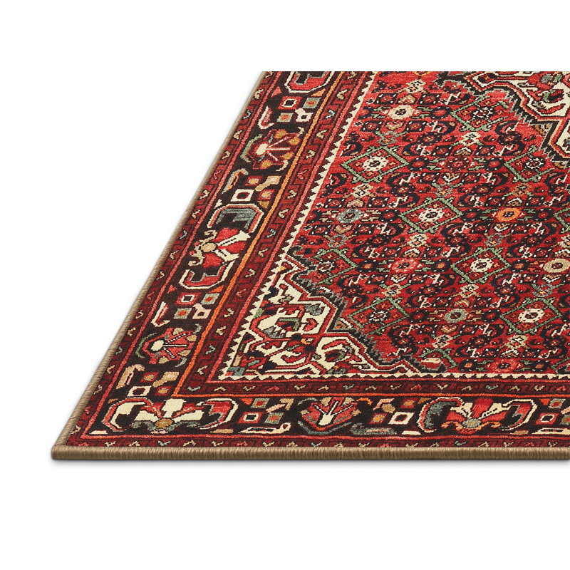 Tapis rouge à motif sud-ouest, Rectangle 7 pi x 10 pi